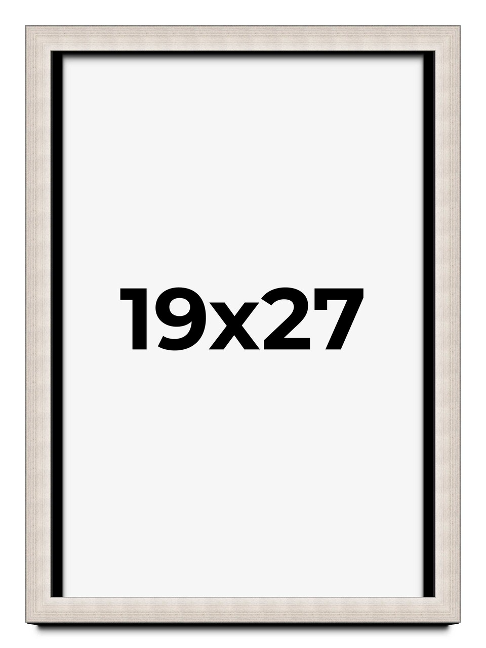 Minimalist Shadow Box Silver Picture Frame - UV Acrylic, Backing, Hanging Hardware